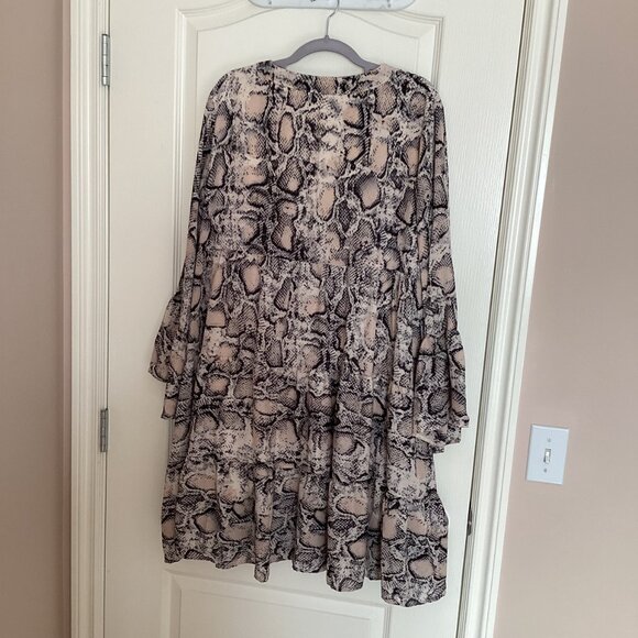 Show Me Your Mumu Birdie Mini Women's Dress Snake N Shake Loose Fit Size XL - Picture 8 of 10